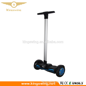 Factory Best Quality 8 inch Big wheels Standing self-balancing smart scooter two wheel electric skateboard with handrail